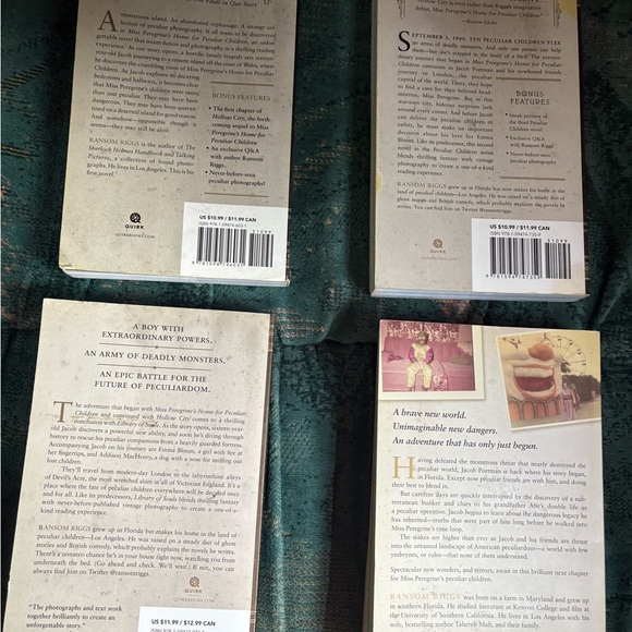 LAST CHANCE Miss Peregrine's Home for Peculiar Children Books 1-4 - Picture 5 of 5